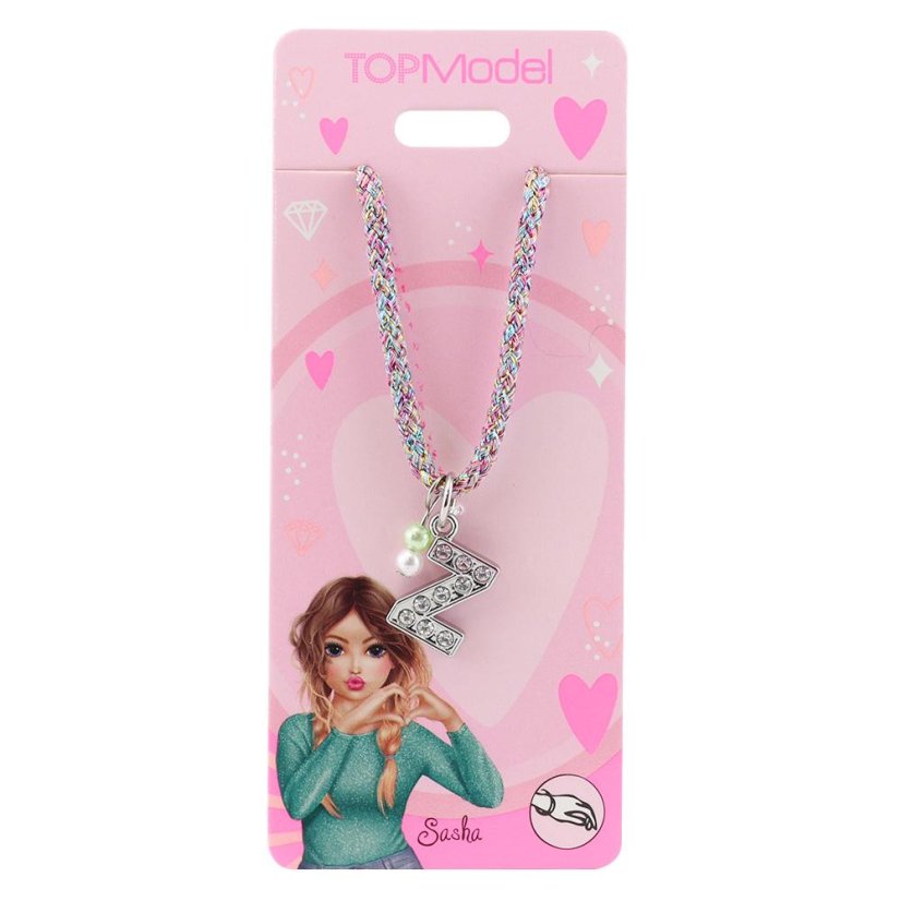 Kordelarmband Top Model, Buchstabe „Z“ Sasha