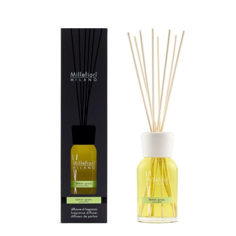 Millefiori Milano Natural Diffuser, Lemon Grass, 250 ml