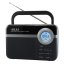 AKAI PR006A-471U čierne rádio