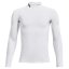 Under Armour CG Armour Mock Boys' T-Shirt - Color: White, Size: L