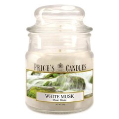 Svíčka Price´s Candles malá, White Musk
