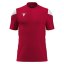 Macron Polis Kinder-Sporttrikot - Farbe: Rot/Weiß, Größe: XXS
