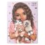 Zestaw listowy z naklejkami Top Model Cat Love, Talita
