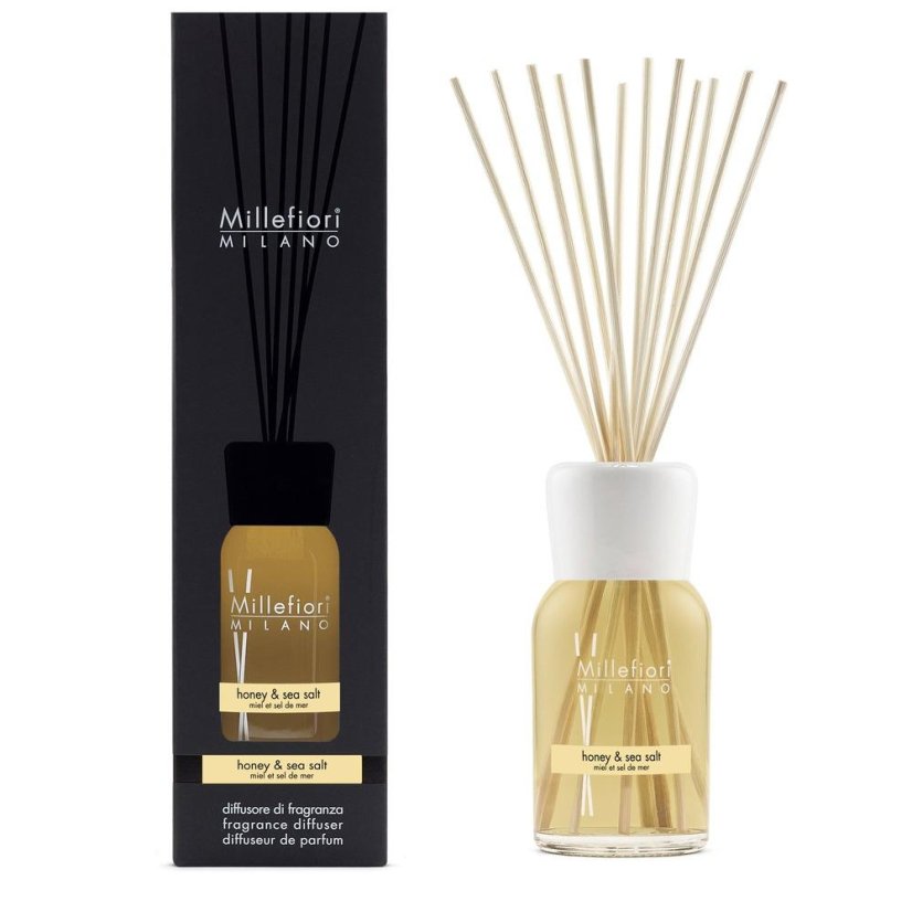 Dyfuzor Millefiori Milano Natural, Honey & Sea Salt, 500 ml