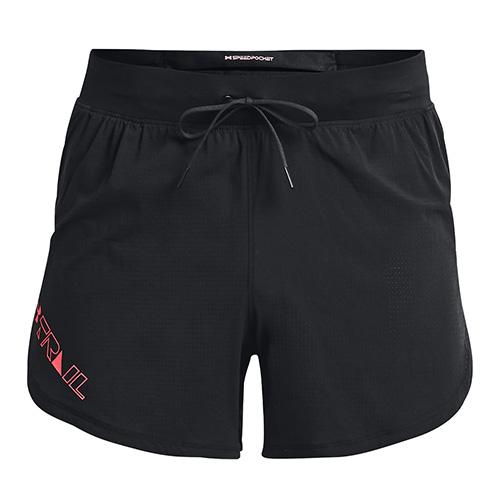 Męskie szorty Under Armour UA SpeedPocket Trail Short - Kolor: Czarny, Rozmiar: M