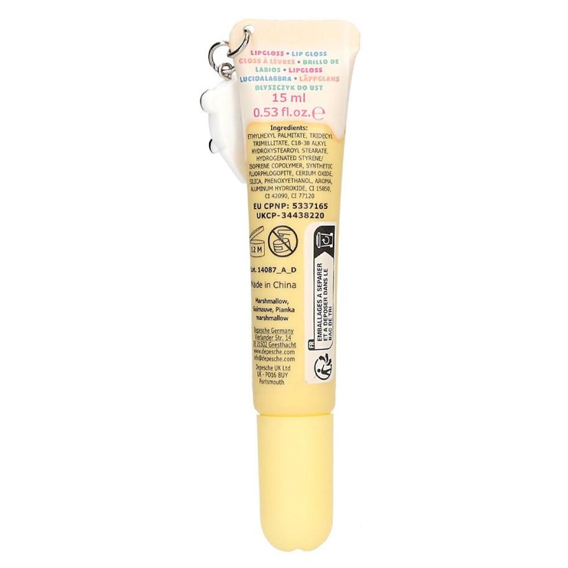 Lesk na rty s přívěskem Top Model Beauty&Me – marshmallow, Sascha