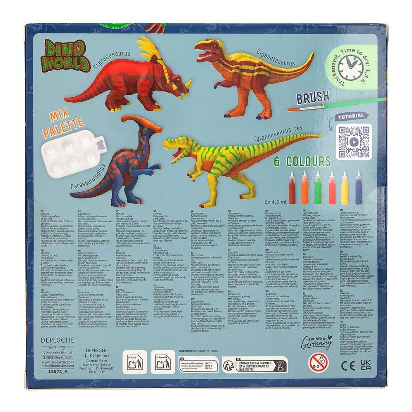 Dino World creative dinosaur painting set
