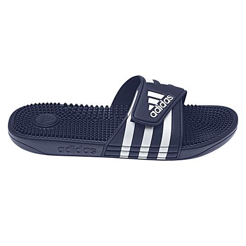 Adidas Adissage Slippers - Color: Blue, Size: 36 2/3