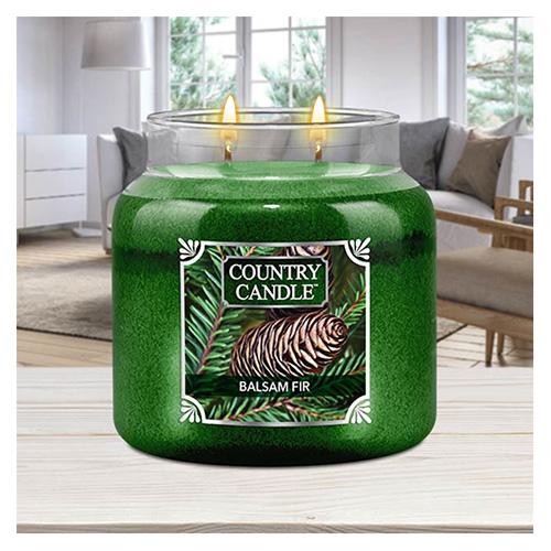 Country Candle közepes méretű gyertya, Balsam Fir