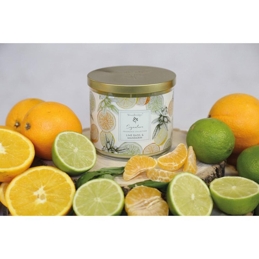 WoodBridge Signature Candle, Lime Basil Mandarin