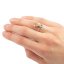 Princess Mimi Adjustable Ring with Rhinestones – Bunny with Sparkling Rhinestones