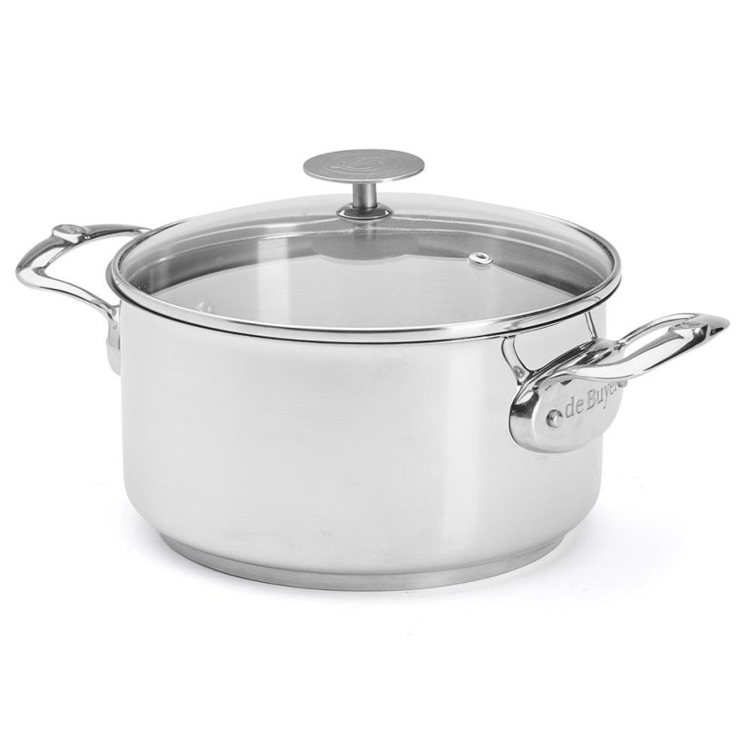 De Buyer Milady 3427.20 pot with lid, 20 cm