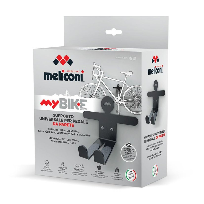 Uchwyt ścienny do roweru Meliconi 489003 czarny