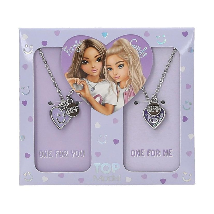 Set mit zwei Halsketten Top Model Best Friend Forever, Fergie & Candy