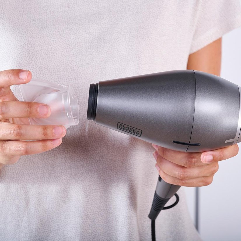 Black+Decker BXHDA2400E gray hair dryer
