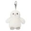 Snukis plush owl with carabiner, white