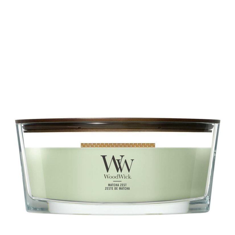 WoodWick hajó alakú gyertya, Matcha Zest