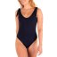 Damen-Badeanzug Hurley Solid Modarate - Farbe: Schwarz, Größe: L