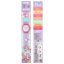 Armbanduhr mit glitzerndem Armband Ylvi, violett