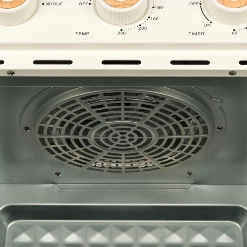 Girmi FG2801 Incanto Air Fryer, Cream/Stainless Steel