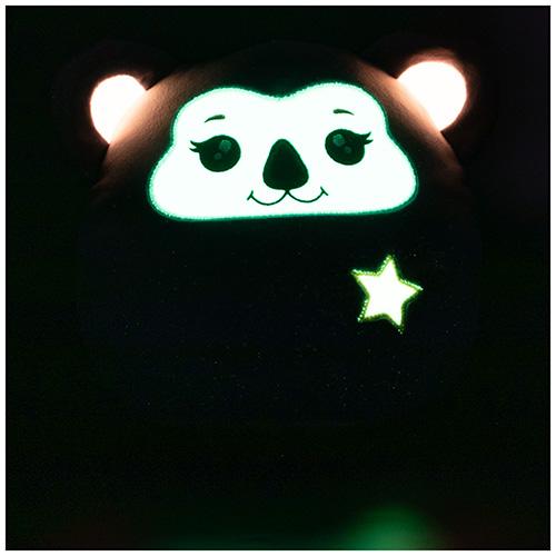 Ylvi Swoopies glow-in-the-dark plush pillow, Koala & Comet, 20 cm