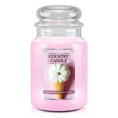 Country Candle large, Pumpkin Waffle Cone