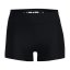 Women's Under Armour Armour Mid Rise Shorty Shorts - Color: Black, Size: L