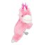 Ylvi plush roll-up bracelet, Unicorn pink