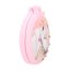 Miss Melody folding comb, two horses, pink