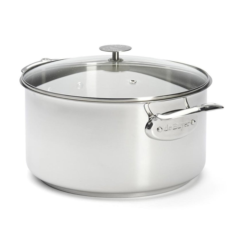 De Buyer Milady 3427.28 pot with lid, 28 cm