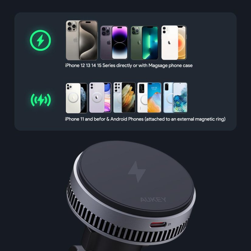 MAG nabíječka do auta Aukey HD-MC13A