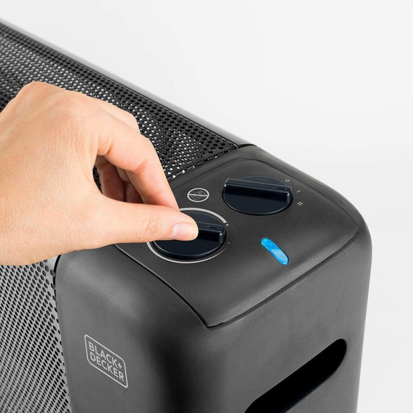 Black+Decker MICA BXMRA1500E fekete fűtőpanel