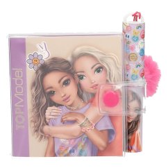 Mini bloček s kuličkovým perem Top Model Girl Power