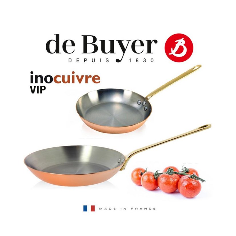 De Buyer Inocuivre 6450.24 medená panvica, 24 cm