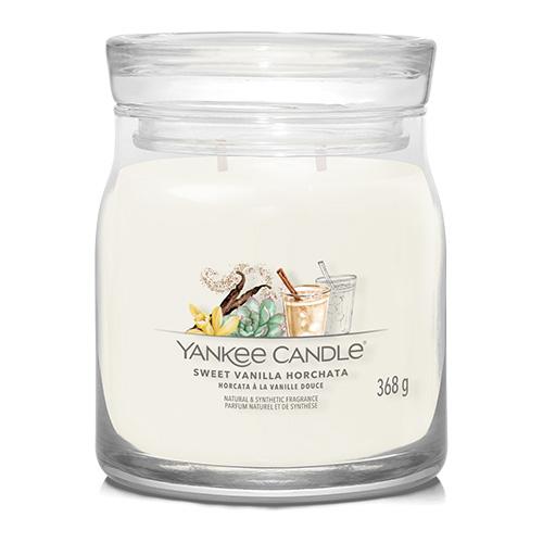 Yankee candle Signature Kerze mittelgroß, Sweet Vanilla Horchata