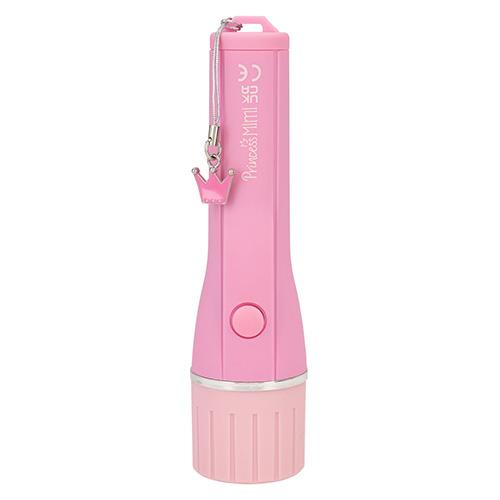 Princess Mimi flashlight with automatic shut-off, pink