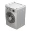 Universal spacer between washing machine and dryer with wooden shelf Meliconi Torre Green+, 656129 white