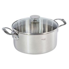 De Buyer Milady 3427.24 pot with lid, 24 cm