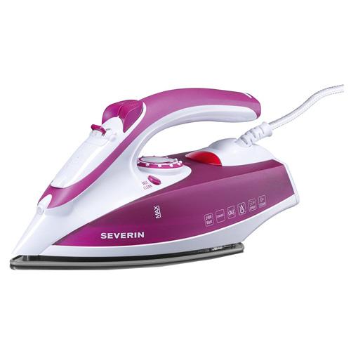 Severin BA 3243 steam iron, white and pink