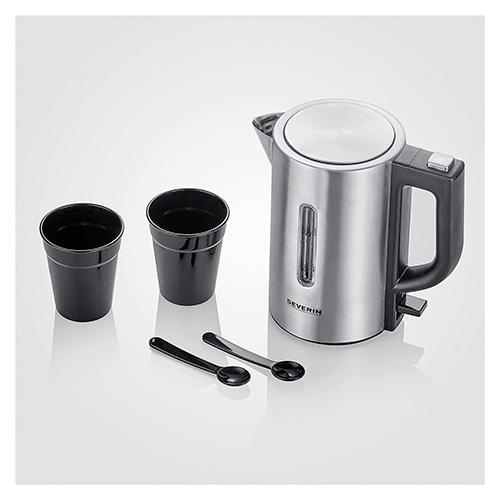 Severin WK 3647 stainless steel travel kettle
