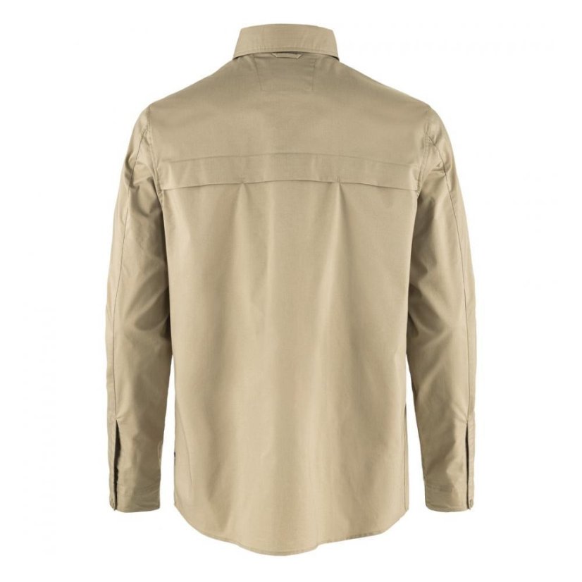 Pánská košile Fjällräven Abisko Trail Shirt LS M - Farba: Sivá, Veľkosť: S