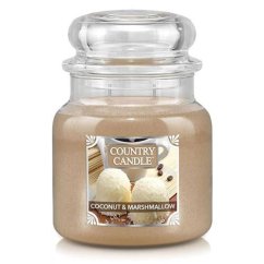 Country Candle medium candle, Coconut & Marshmallow
