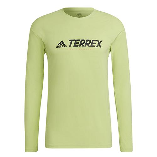 Pánské tričko Adidas TX TRAIL LONGSL - Farbe: Grün, Größe: L