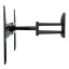 Meliconi FlatStyle FDRP 600 580471 black double rotation TV mount