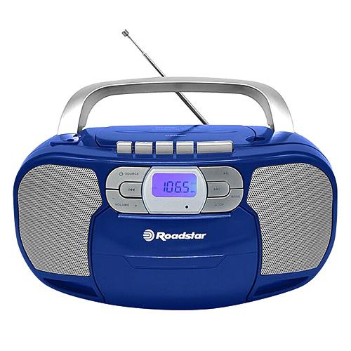 Roadstar RCR-4635UMPBL modrý rádiový kazetový prehrávač
