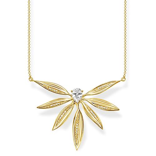 Halskette Thomas Sabo Gold Leaf KE1950-414-14-L4
