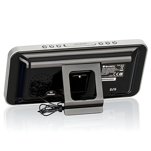 Roadstar CLR-2615 black radio alarm clock