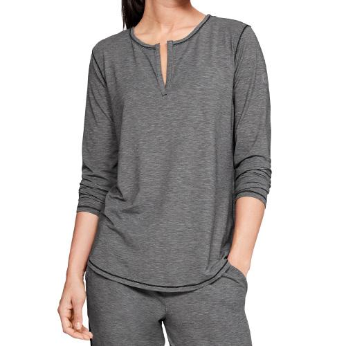 Dámské tričko Under Armour Recovery Sleepwear Longsleeve - Barva: Šedá, Velikost: S