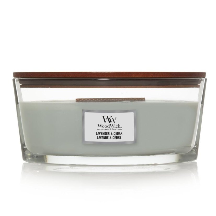 WoodWick Boat Candle, Lavender & Cedar