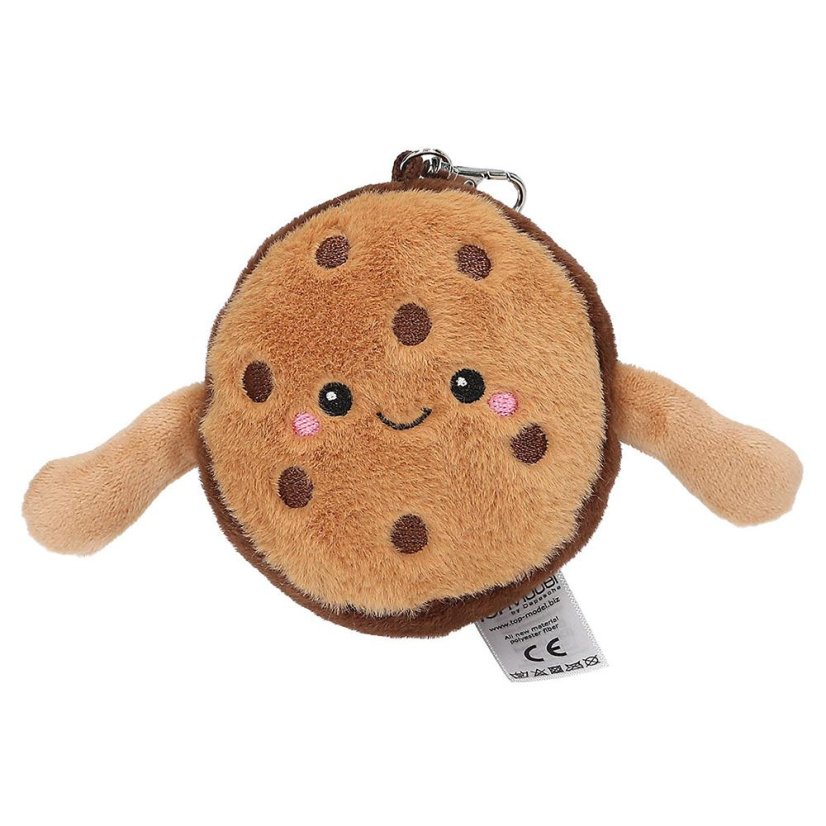 TOPModel Plush Keychain with Carabiner – Cookie